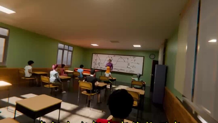 Our whole class is laughing at the physics teacher’s ridiculously ugly brown [pen/pencil].