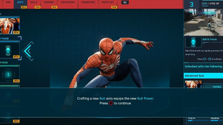 Nâng cấp bộ giáp nào một mình anh chấp hếttttttt #game #spider man #marvel