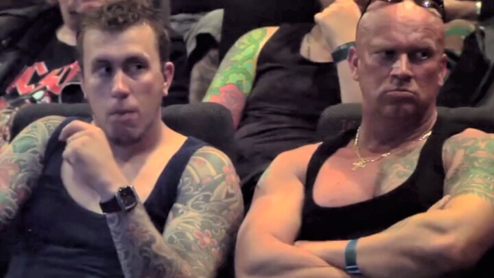 Would you dare take your girlfriend to watch a movie with a bunch of yakuza bosses?