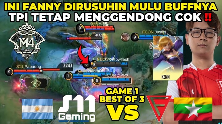 W/ JO | SENGIT BGT COK INI MATCHNYA AJG ‼️ FANNY MYANMAR NGAMUK COK - FALCON VS S11 GAME 1