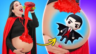 MAMAKU SEORANG VAMPIR 🧛‍♀️ Mama Vampir Kaya vs Miskin 🍼 Kiat dan Situasi Lucu oleh 123GO!