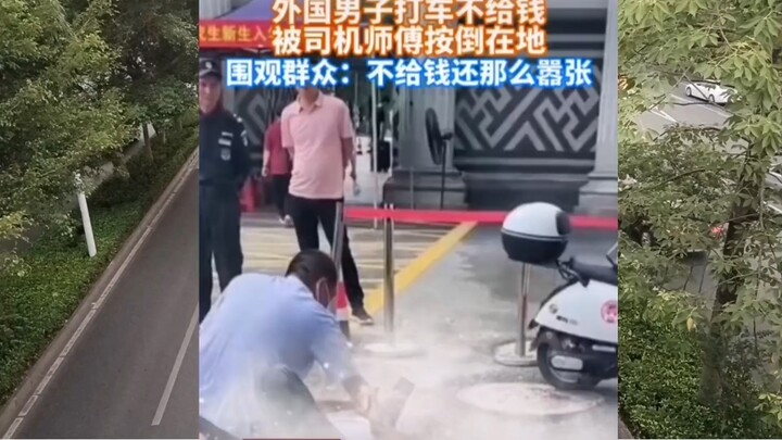 Warga kulit hitam Afrika di Nanning, Guangxi, menumpang bus tanpa membayar dan malah memukuli orang,