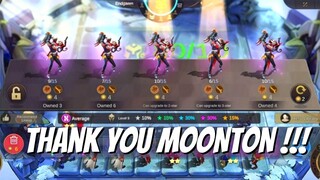 Thank You MOONTON For 3 Star Claude