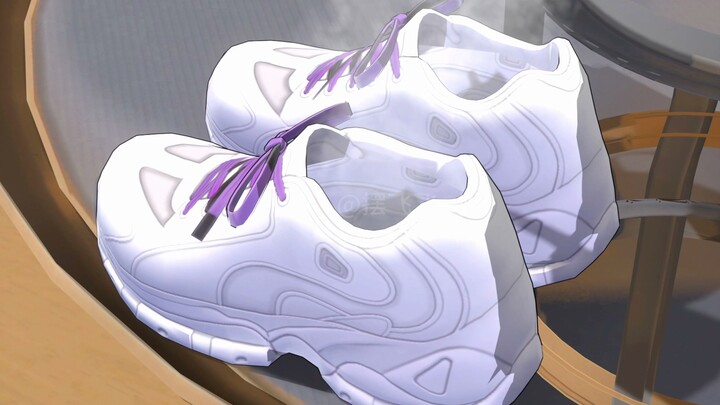 Enya's smoking shoes