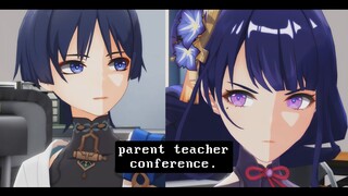 [genshin MMD.] Parent teacher conference.