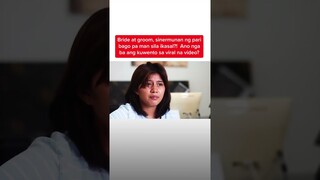 Bride at groom, sinermunan ng pari bago pa man sila ikasal?! | Kapuso Mo, Jessica Soho