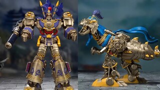 新品发布:国风变形金刚 威震天，钢锁 铜像 甲胄将军铜师傅雕像