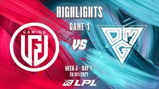 [Highlights] LGD vs. OMG - Game 1 | Tuần 3 Ngày 1 | LPL Mùa Xuân 2022