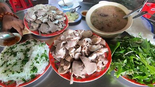 Ăn Cháo lòng Bánh hỏi Hòa Đa 70k bán từ 5h đến 9h đã hết nổi tiếng nhất Tuy Hòa Phú Yên