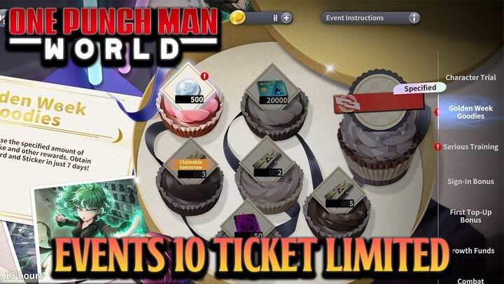 EVENTS BARU HADIAH 10 TICKET LIMITED!! | ONE PUNCH MAN WORLD
