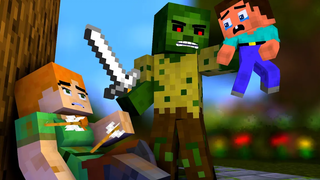 ชีวิตมายคราฟของสตีฟและอเล็กซ์ แอนิเมชั่นมายคราฟ