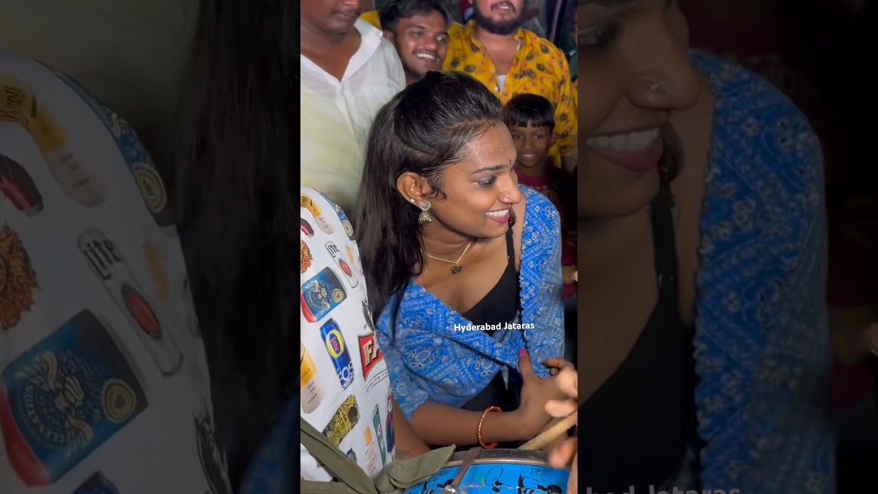 Unseen Pavani Bujji Tennmaar dance In Congo Band | Kirak Tennmaar dance  Pavani Buji | Bonalu 2023 - BiliBili