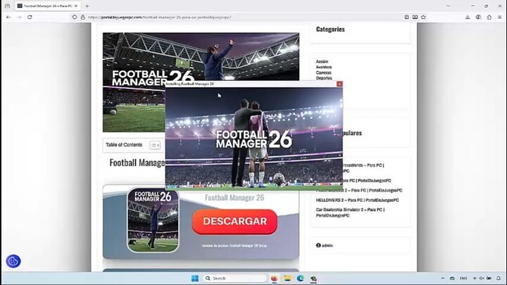 Cómo descargar FOOTBALL MANAGER 26 en PC