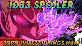 One piece 1033 spoiler. Zoro Unleash Kings haki para macotrol ang Enma