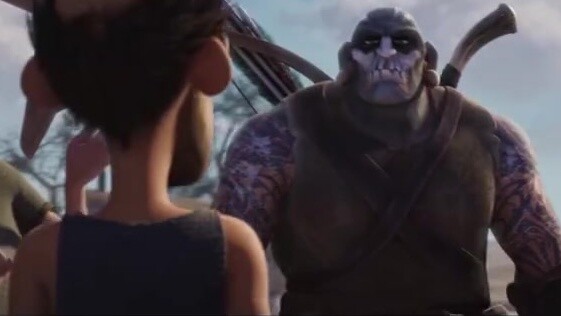 The trailer for the first animated film co-produced by China and New Zealand, "The Legend of the Upr