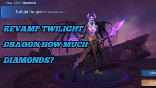 moskov twilight dragon draw || moskov twilight dragon revamp 2021 || how much diamonds ?|