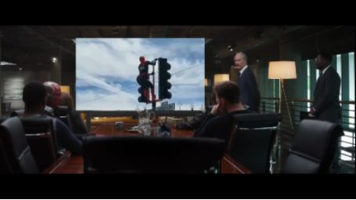 Avengers watch spider man twerking on traffic light