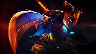 I laugh at the sky and the orange battle treasure with my sword