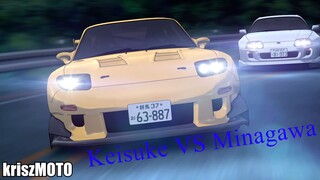 keisuke vs minagawa [SHORT] | Initial D battle remake shorts