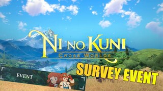 Jangan Lupa Survey Event Ni No Kuni Cross Worlds