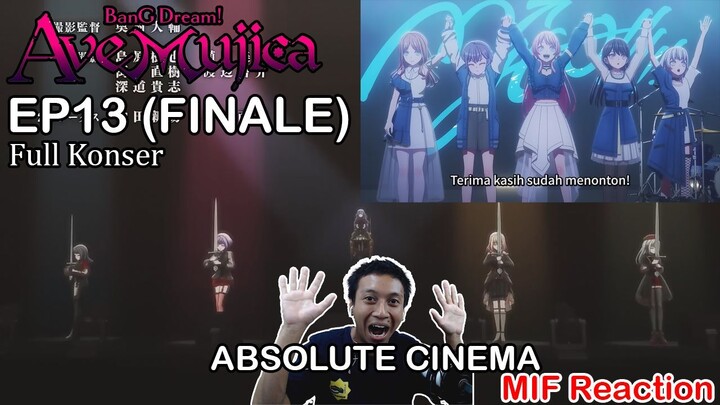 [ID Blind Reaction] BanG Dream! Ave Mujica EP13 (FINALE) - Full Konser