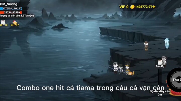 combo one hit tiama trong câu cá vạn cân #BuildaGame #钓魂 #35897852