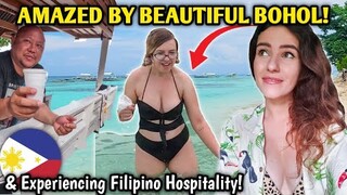 SISTER AMAZED BY FIRST PHILIPPINES BEACH VIEW! Beautiful BOHOL & Real Filipino Hospitality!
