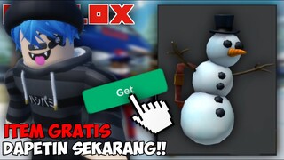 [🏆EVENT ] CARA MENDAPATKAN ITEM GRATIS Snowman Backpack & Badgenya !! (ROBLOX INDONESIA)