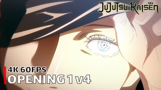 Jujutsu Kaisen - Opening 1 v4 [4K 60FPS | Creditless | CC]