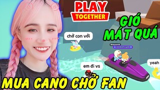 Bà Vê Chơi Lớn Mua Cano Chở FAN Đi Chơi Dạo Biển | Play Together | Vê Vê Official