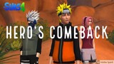 THE SIMS 4 PARODY NARUTO SHIPPUDEN OPENING 1 - HERO'S COMEBACK