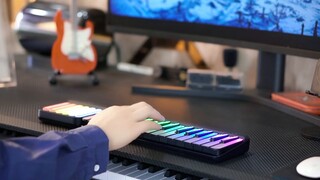 Multi-instrument playing "Rolling Sky" neon off background music? Super restored!