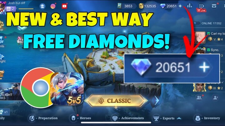 NEW! FREE DIAMONDS MOBILE LEGENDS! FREE DIAMONDS MLBB 2022! NEW EVENT MOBILE LEGENDS