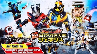 SAAT KEJAHATAN MERASUK KE 3 TOKOH RENAISANS   Alur Kamen Rider Ghost   Drive Super Movie War Genesis