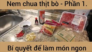 Bí quyết để làm món Nem chua thịt bò #1