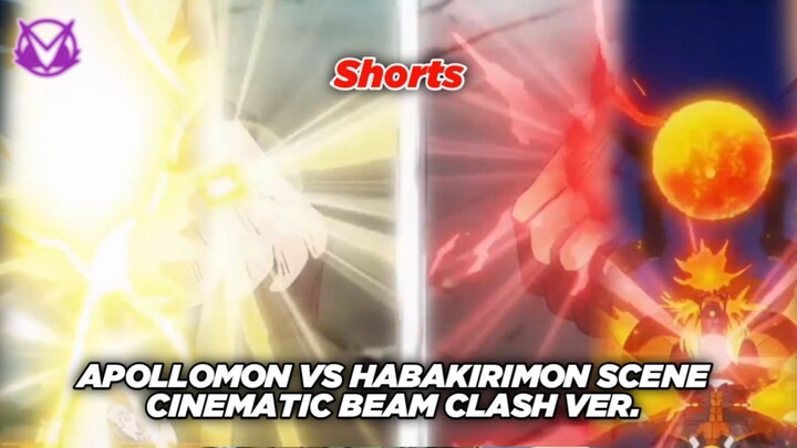 Apollomon VS Habakirimon Scene Cinematic Beam Clash Ver. Digimon Beatbreak