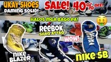 ANG GAGANDA at HALOS mga BAGO pa!sale 40 % off!ukay shoes cubao daming solid!
