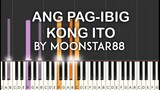 Ang Pag-Ibig Kong Ito by Moonstar88 synthesia piano tutorial | free sheet music