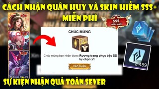 Liên Quân | Cách Nhận CODE Nhận Skin Bậc Sss+ , Quân Huy Miễn Phí Từ Sự Kiện Cổ Vũ AIC