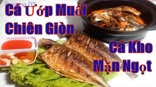 Cách làm món CÁ ĐỐM ƯỚP MUỐI CHIÊN GIÒN VÀ KHO MẶN NGỌT hao cơm ngày se lạnh || By Cooking DT