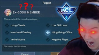 Gosu General reported his old teammate in MCL | Mobile Legends