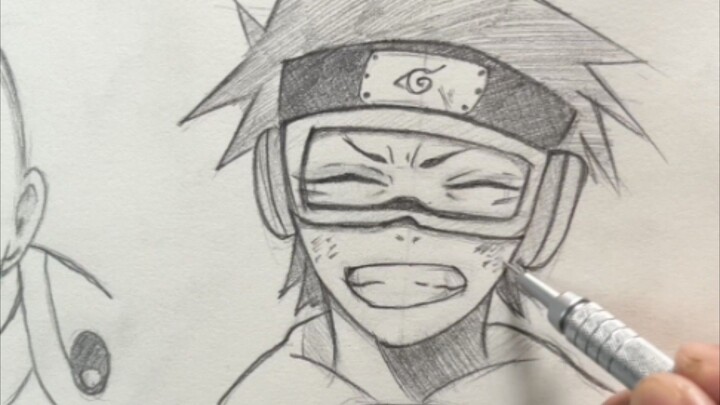 Menggambar anme simple ✍️ Obito uchiha