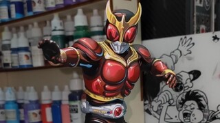 Repainting of the Brave Statue