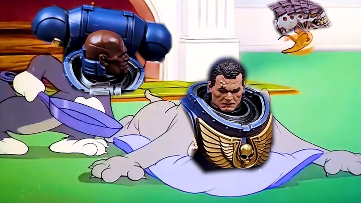 Istirahat makan siang tim Titus [animasi stop-motion penggemar Warhammer 40K]