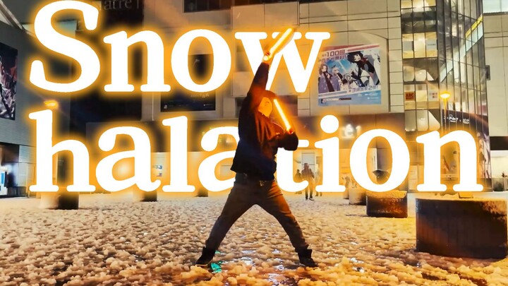 【Happy 40th Birthday, K-Carbon!】 Ten years later, I danced Snow halation again in the snow at Akihab
