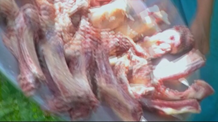 Cleaning Fresh Mutton Before Cooking 🍖 রান্নার আগে মাটনের মাংস ধোয়া