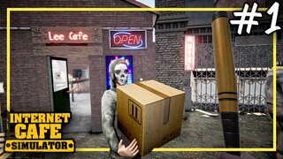 Internet Cafe Simulator [ไทย] #1 เปิดร้านคอมวันแรกโจรขโมยของซ่ะแล้ว