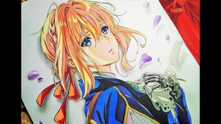 Drawing- Violet Evergarden (fan art) #3 #VioletEvergarden #Drawinganime