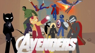 【Stickman】การทำงานร่วมกันของพันธมิตรเวนเจอร์ส | Dojo Avengers Synced Collab (โฮสต์โดย I am plant113 