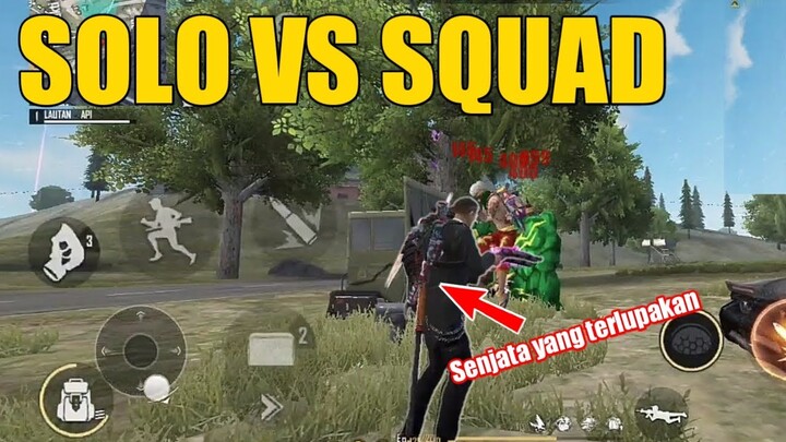 SOLO VS SQUAD || KILL 17 || MUSUH LINCAH KAYA BELUT